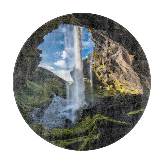 Waterval | IJslandse waterval Snijplank (Voorkant)