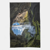 Waterval | IJslandse waterval Theedoek (Verticaal)