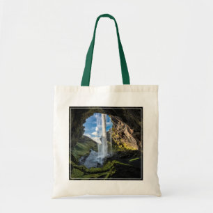 Waterval   IJslandse waterval Tote Bag