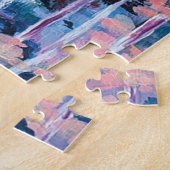 Waterval Impressionisme Schilderij Legpuzzel (Zijkant)