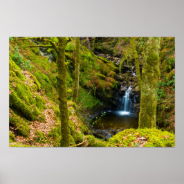 Waterval in Argyll, Poster van Schotland
