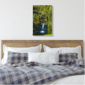 Waterval in Argyll, Scotland Canvas print (Insitu (Slaapkamer))