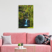 Waterval in Argyll, Scotland Canvas print (Insitu (Woonkamer))