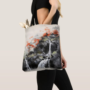 Waterval in Azië Tote Bag