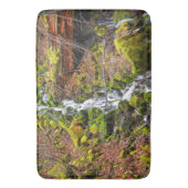 Waterval in bergbron..... badmat (Voorkant Verticaal)