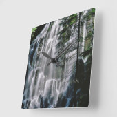 Waterval in bos, Oregon Vierkante Klok (Hoek)