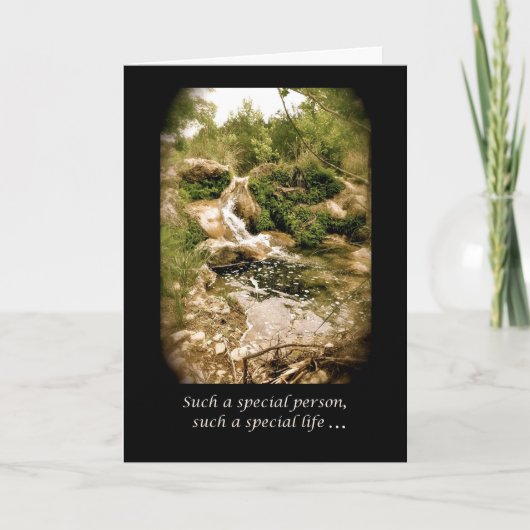 Waterval in Bossen: een uitnodiging voor het leven (Voorkant)