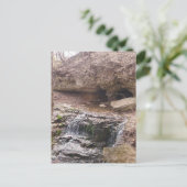 waterval in Burlington, Iowa Briefkaart (Staand voorkant)