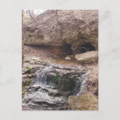 waterval in Burlington, Iowa Briefkaart (Voorkant)