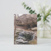 waterval in Burlington, Iowa Briefkaart (Staand voorkant)