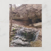 waterval in Burlington, Iowa Briefkaart (Voorkant)