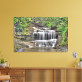 Waterval in Buttermilk Gorge Canvas Afdruk (Insitu (Woonkamer))