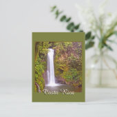 Waterval in Costa Rica Briefkaart (Staand voorkant)