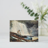 Waterval in de Adirondacks, prima art door W. Home Briefkaart (Staand voorkant)
