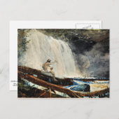 Waterval in de Adirondacks, prima art door W. Home Briefkaart (Voorkant / Achterkant)