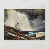Waterval in de Adirondacks, prima art door W. Home Briefkaart (Voorkant)