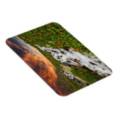 Waterval in de bergen met bloemen magneet (Rechterzijde)