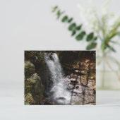 Waterval in de bergen van de Blauwe Ridge Briefkaart (Staand voorkant)