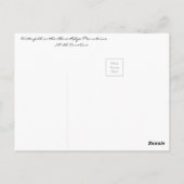 Waterval in de bergen van de Blauwe Ridge Briefkaart (Achterkant)