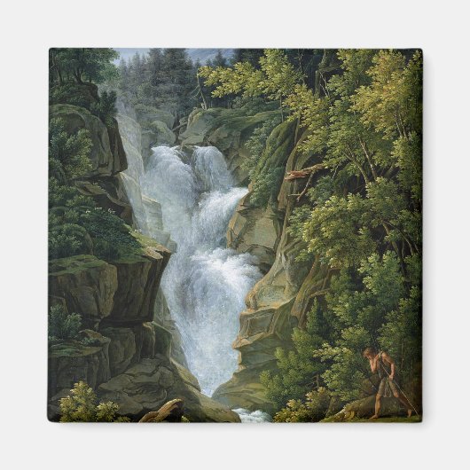 Waterval in de Bern Highlands, 1796 Magneet (Voorkant)