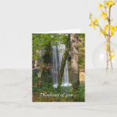 Waterval in de Bossen denken aan je Kaart (Gele Bloem)