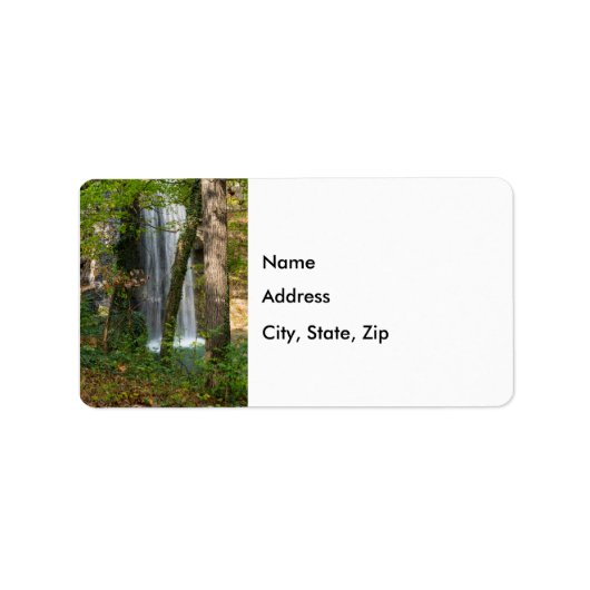 Waterval in de Bossen Etiket (Voorkant)