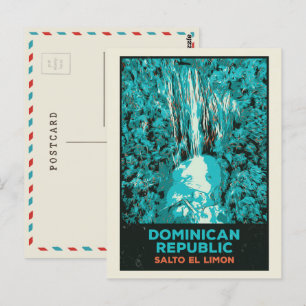 Waterval in de Dominicaanse Republiek, Salto El Li Briefkaart