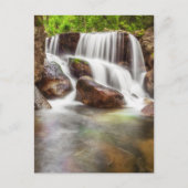 Waterval in de herfst bij de Queimadela Dam Briefkaart (Voorkant)