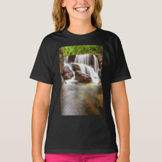 Waterval in de herfst bij de Queimadela Dam T-shirt