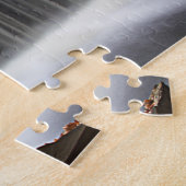 Waterval in de herfst bij Vanderbuilt Legpuzzel (Zijkant)