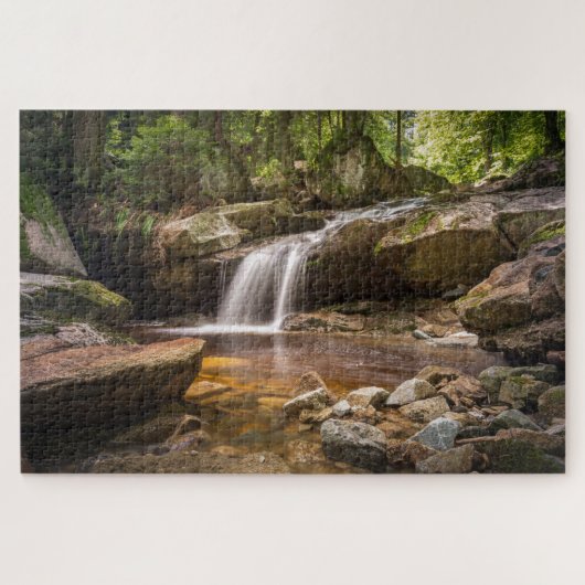 Waterval in de kreek legpuzzel (Horizontaal)