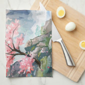 Waterval in de lente theedoek (Quarter Fold)