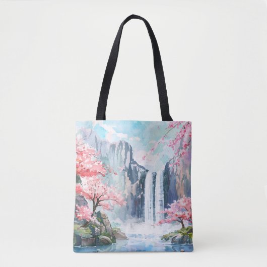 Waterval in de lente tote bag (Voorkant)