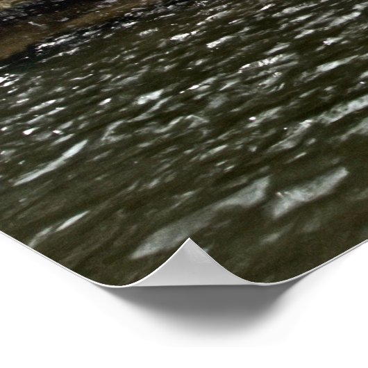 Waterval in de Ozarks Poster (Hoek)