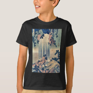 Waterval in de provincie Mino door Katsushika, Hok T-shirt