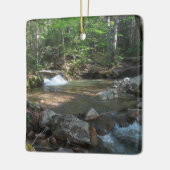 Waterval in de rivier de Pemigewasset I Keramisch Ornament (Links)