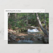 Waterval in de rivier de Pemigewasset II Briefkaart (Voorkant / Achterkant)