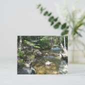 Waterval in de rivier de Pemigewasset III Briefkaart (Staand voorkant)