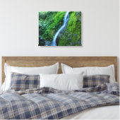 Waterval in de Wildernis Canvasprint Canvas Afdruk (Insitu (Slaapkamer))