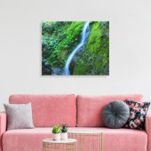 Waterval in de Wildernis Canvasprint Canvas Afdruk (Insitu (Woonkamer))