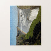 Waterval in de zomer legpuzzel (Verticaal)