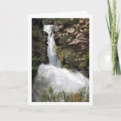 Waterval in Domeño Viejo, Valencia, Spanje Kaart (Voorkant)