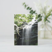 Waterval in Fern Clyffe State Park Briefkaart (Staand voorkant)