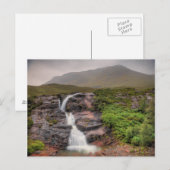 Waterval in Glencoe Briefkaart (Voorkant / Achterkant)