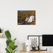 Waterval in Gorges State Park in Noord Poster (Thuiskantoor)