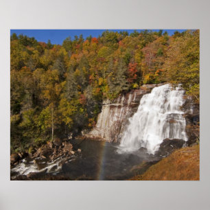 Waterval in Gorges State Park in Noord Poster