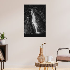 Waterval in Hell Gorge, Slovenië Poster
