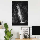 Waterval in Hell Gorge, Slovenië Poster (Thuiskantoor)