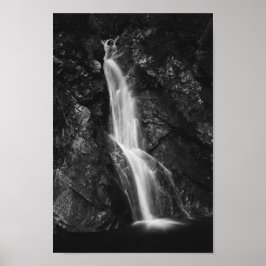 Waterval in Hell Gorge, Slovenië Poster
