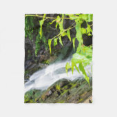 Waterval in Hell's Gate Canyon Fleece Deken (Voorkant)